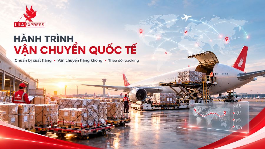 Hành Trình Vận Chuyển Quốc Tế & Quy Trình Xuất Hàng | LILA EXPRESS