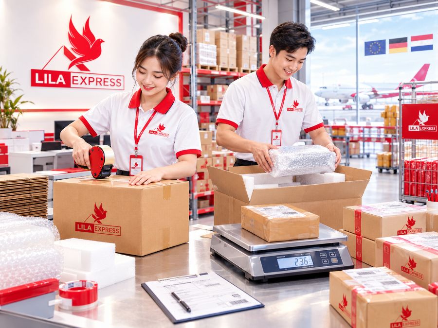 Quy Trình Đóng Gói Hàng Hóa An Toàn, Chuyên Nghiệp | LILA EXPRESS