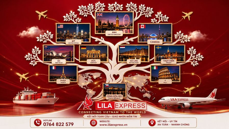 Gửi Hàng Đi Đan Mạch Bao Thuế Uy Tín, Giá Tốt | Lila Express